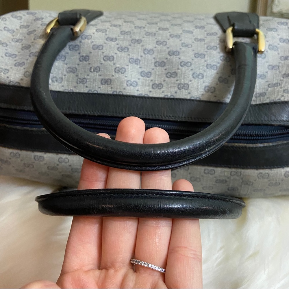 Vintage Gucci Monogram Boston Bag - Picture 4 of 8
